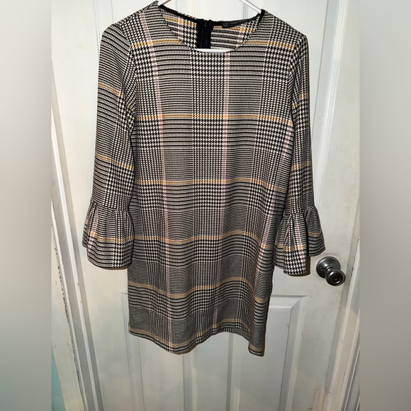 Zara Trafaluc Collection Houndstooth Dress Size M - Picture 1 of 3